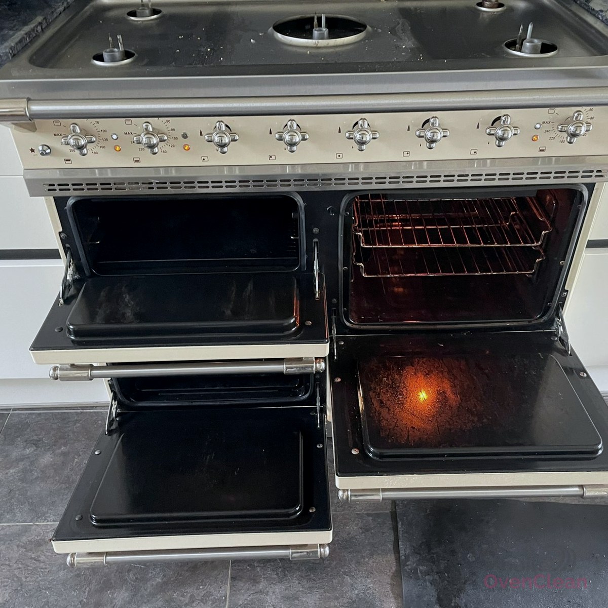 Range cooker before cleaning Walsall